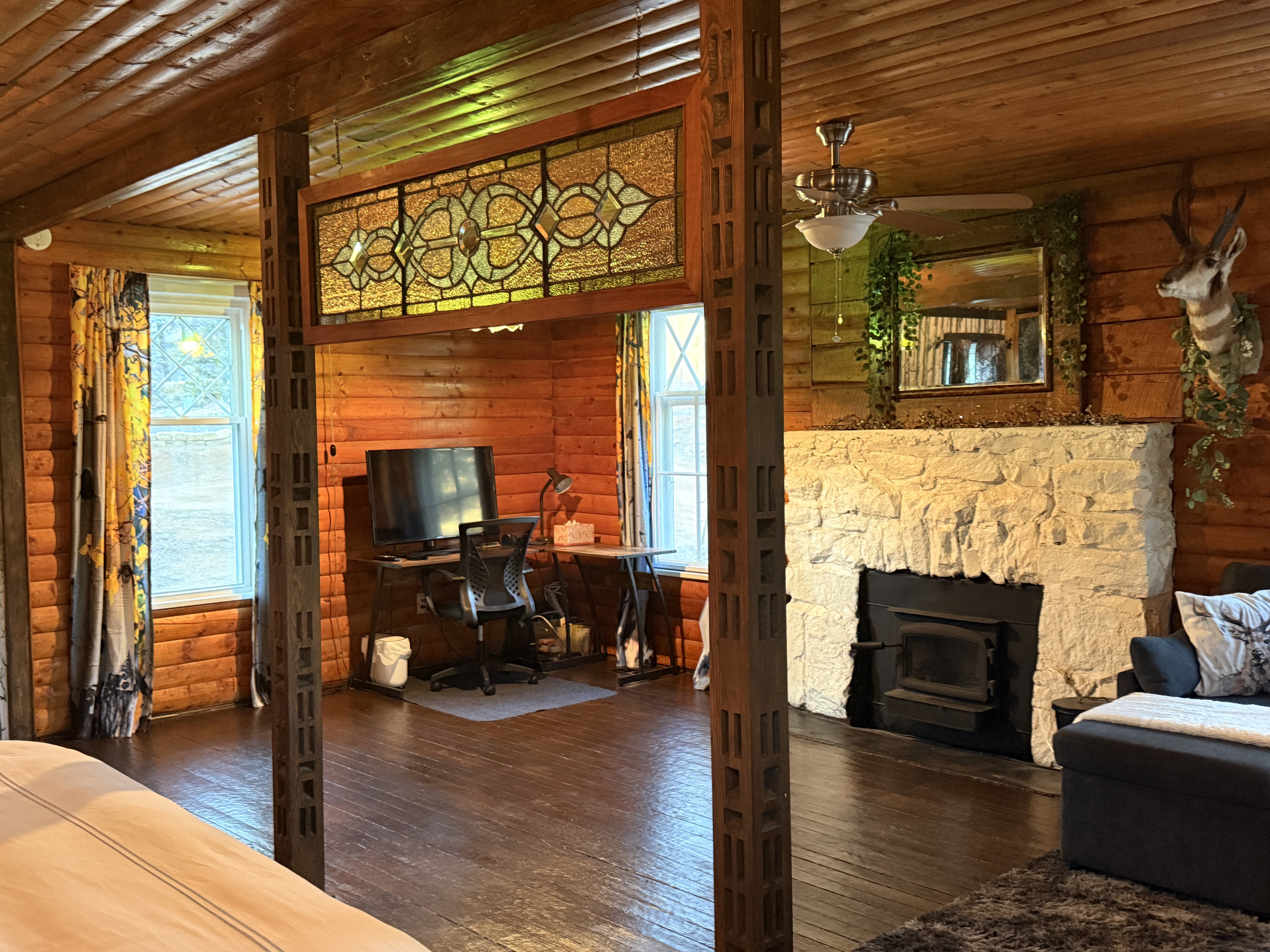 Living Room with Fireplace